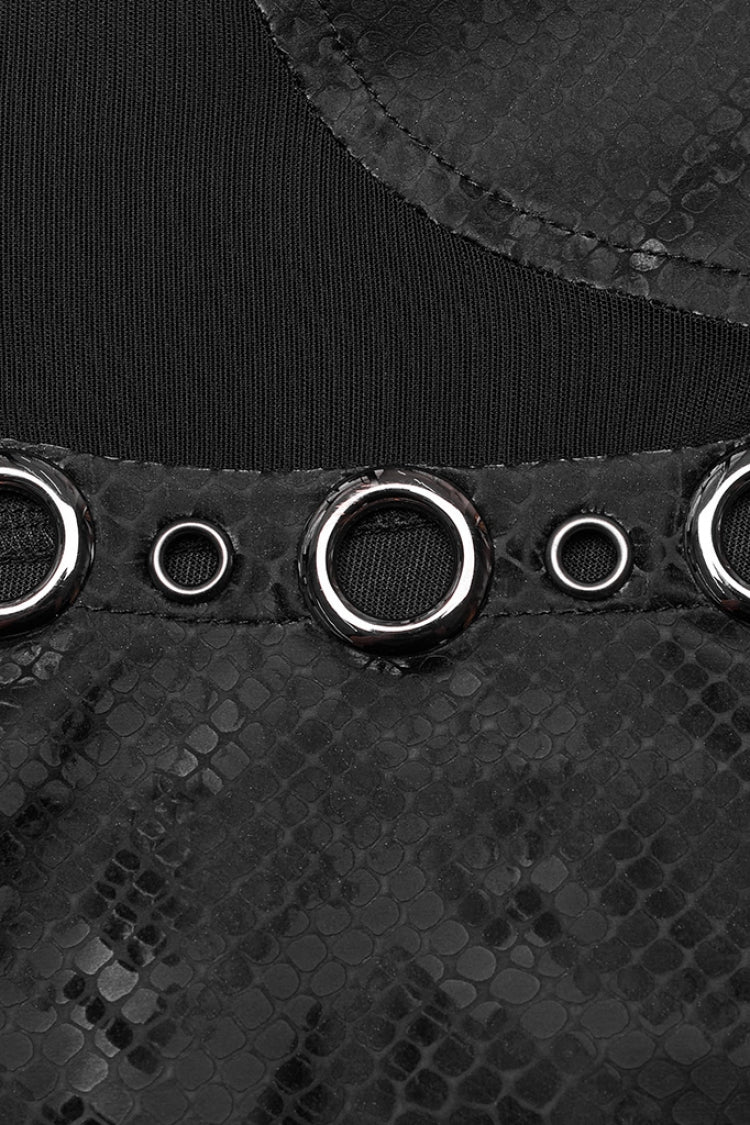 Metal Ring Mesh Steampunk Dress