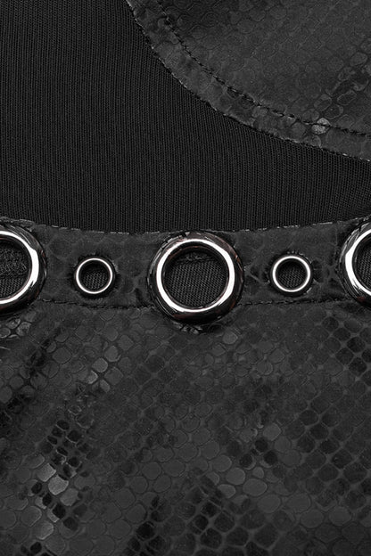Metal Ring Mesh Steampunk Dress