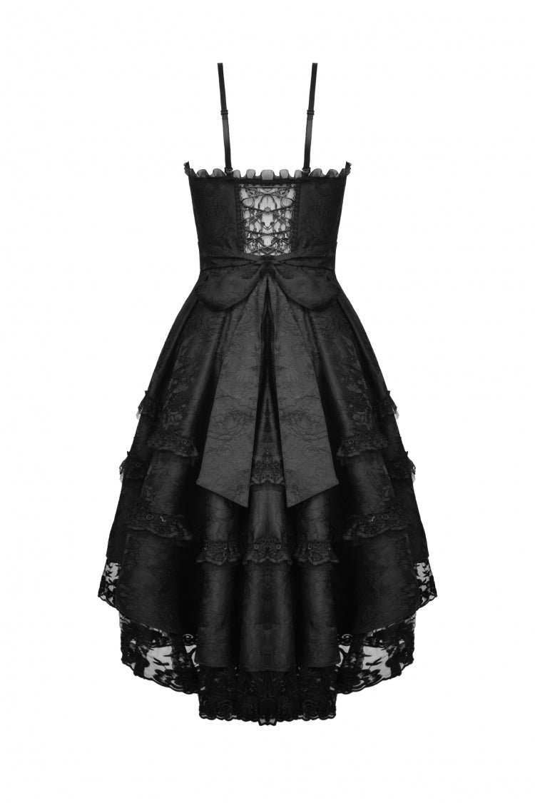 High-Low Lace Slip Dress for Weddings and Graduation