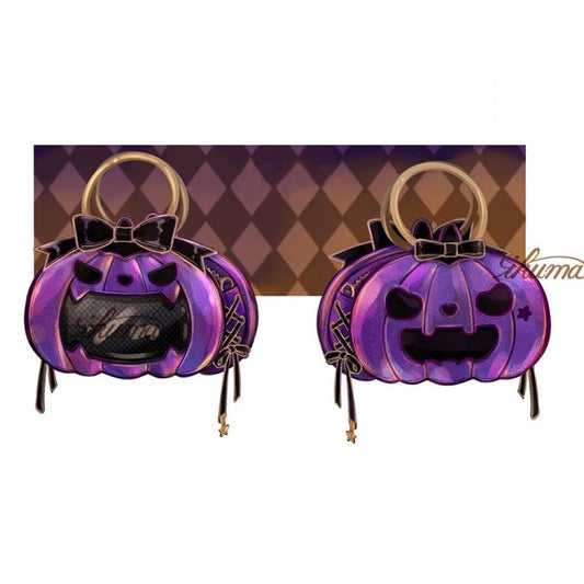 Halloween Purple Pumpkin Tote Bag