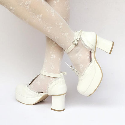 Custom White Crown SP168283 Princess Platform Shoes Made