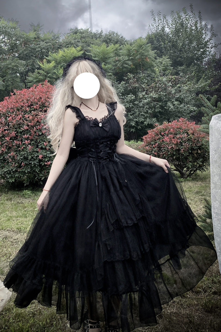 Ruffle Cardigan Bowknot Lace Vintage Gothic JSK