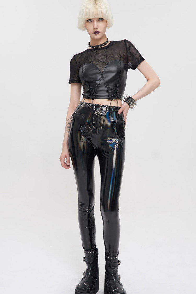 Womens Pants with Front Zip and Side Zippers