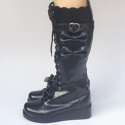 Custom Made Lolita Knee Shoes SP168139 Boots