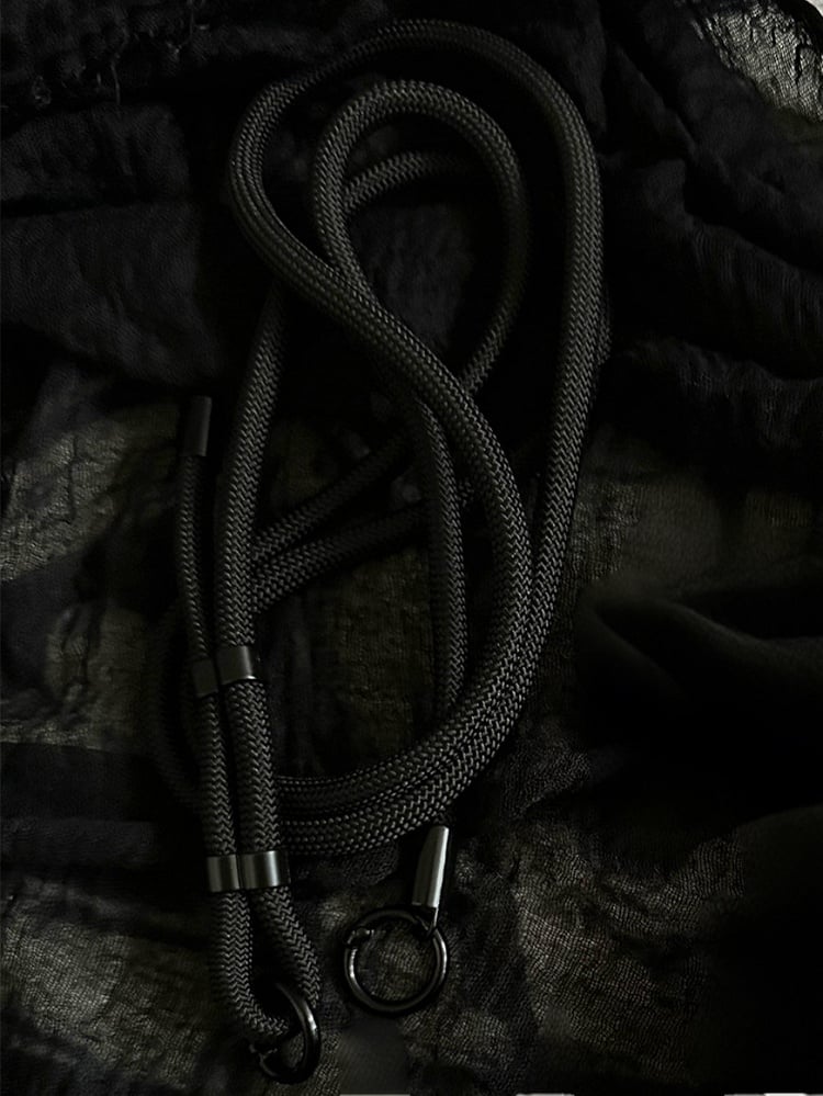 Black Gothic Crossbody Strap