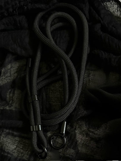 Black Gothic Crossbody Strap