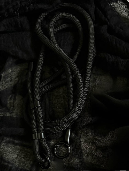 Black Gothic Crossbody Strap