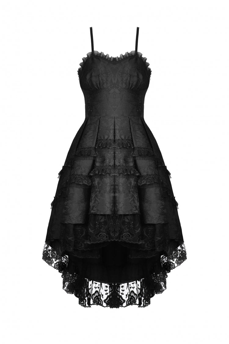 High-Low Lace Slip Dress for Weddings and Graduation