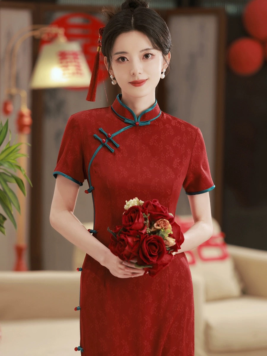 Lucky Red Cheongsam Dress