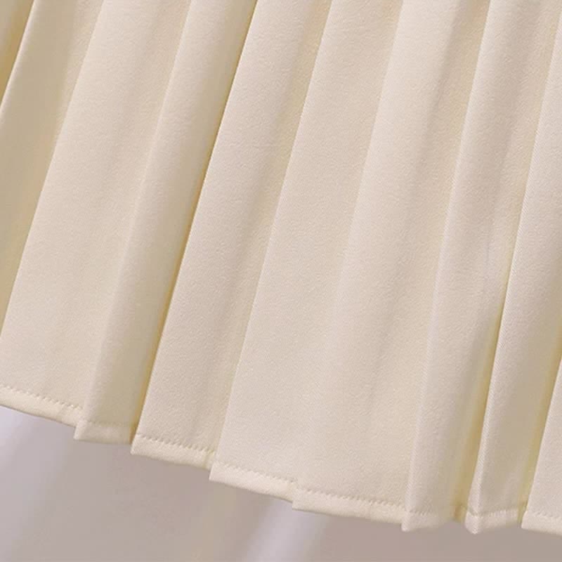 Vest Fringed Shirt Dress Lapel Boho Embroidery Pleated