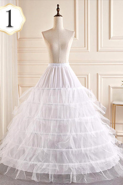 Ivory Multi-Tiered Fishbone Sweet Lolita Petticoat