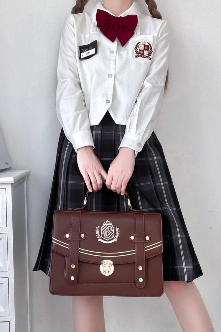 Cambridge University Sweet College Style Lolita Shoulder Bag in Two Colors