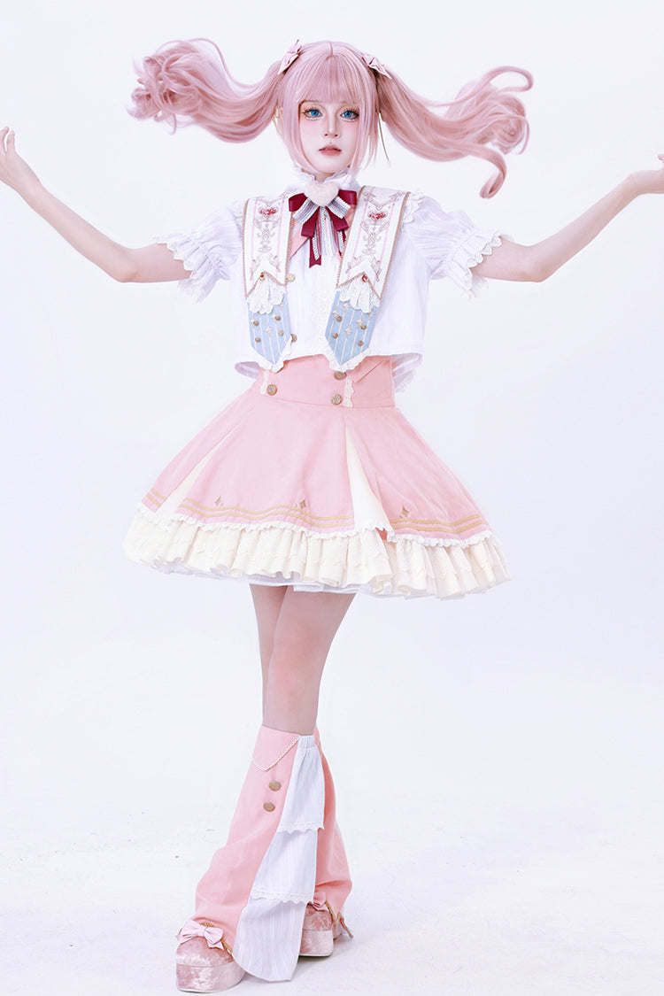 Rose Messenger of Heaven Ruffle Sweet Princess Lolita Skirt