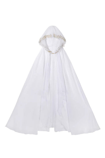 Chain Decorated Sweet Elegant Lolita Dress - White Aurelia of the Holy Light