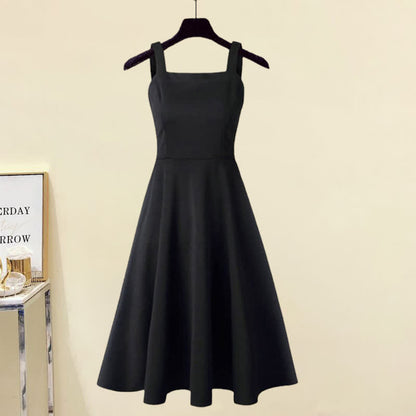 Dress Knit Chic Cross Set Slip Sweater