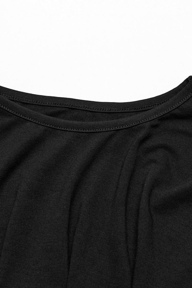 Slim Gothic Vest with Hollow Mesh Details