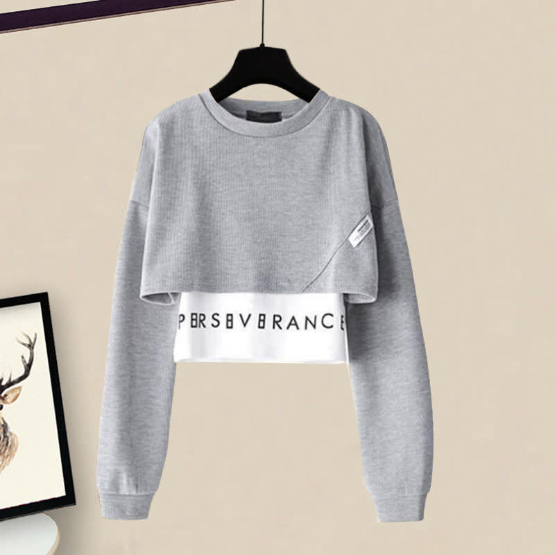 Ensemble débardeur et sweat-shirt décontractés