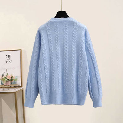 Sweater Blossom Tulle Decor Skirt