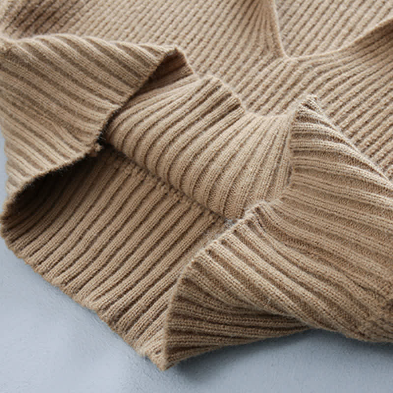 Knit Sweater Sailor Collar Denim Top Split Skirt Cami