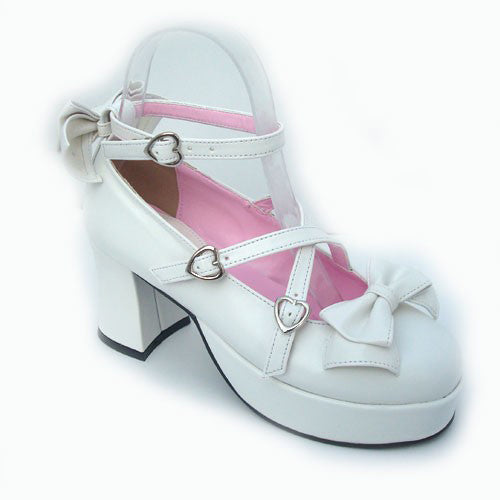 Ivory Patent Leather Pointed Toe Bow Elevated Classic Footwear