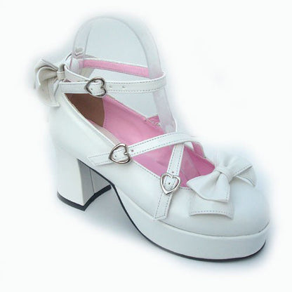 Ivory Patent Leather Pointed Toe Bow Elevated Classic Footwear