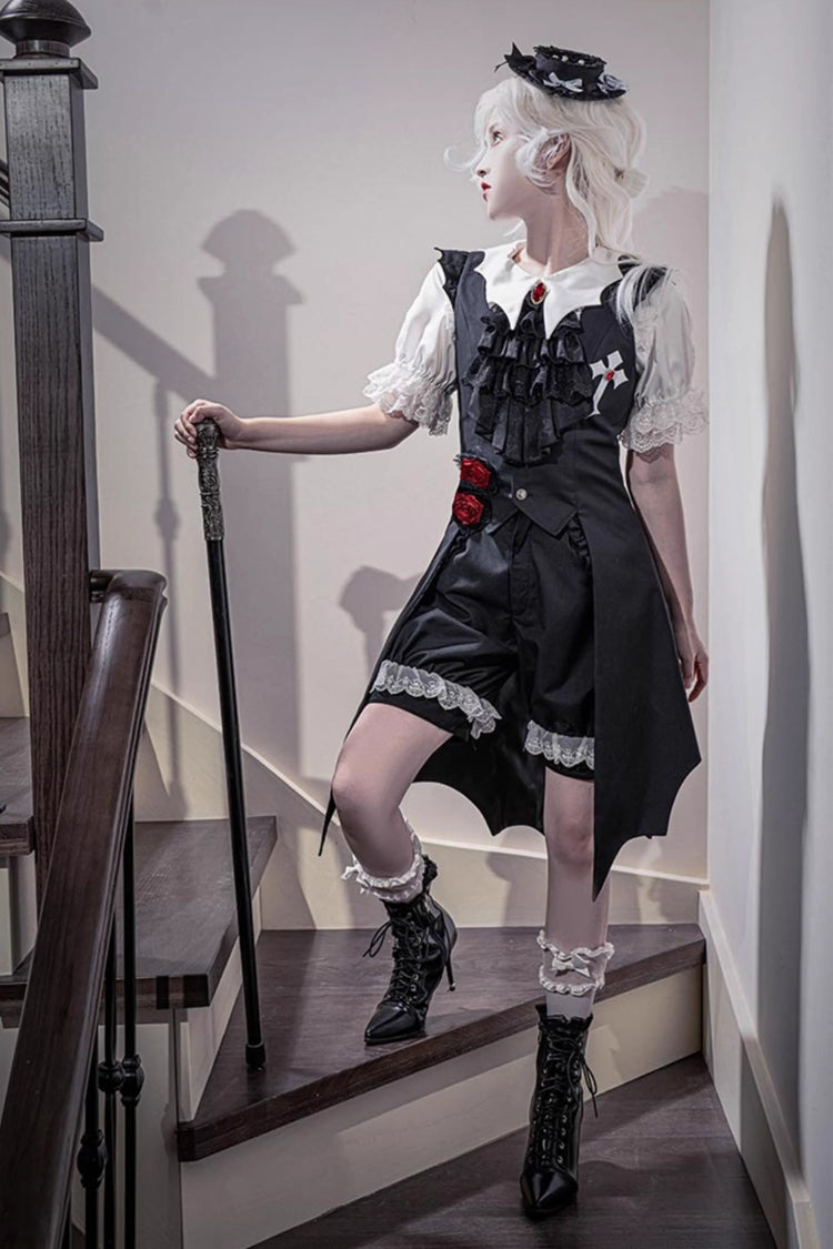 Sleeveless Ouji Prince Vest with Elegant Details