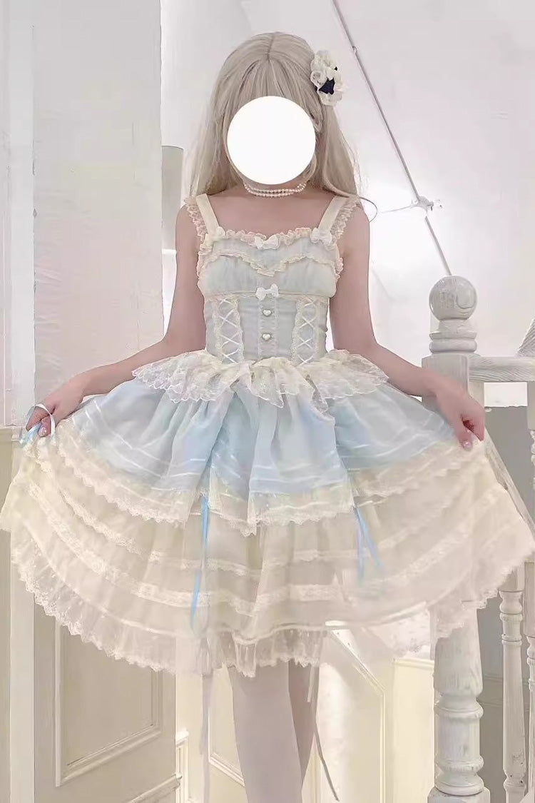 Ruffled Lace Sweet Princess Lolita JSK