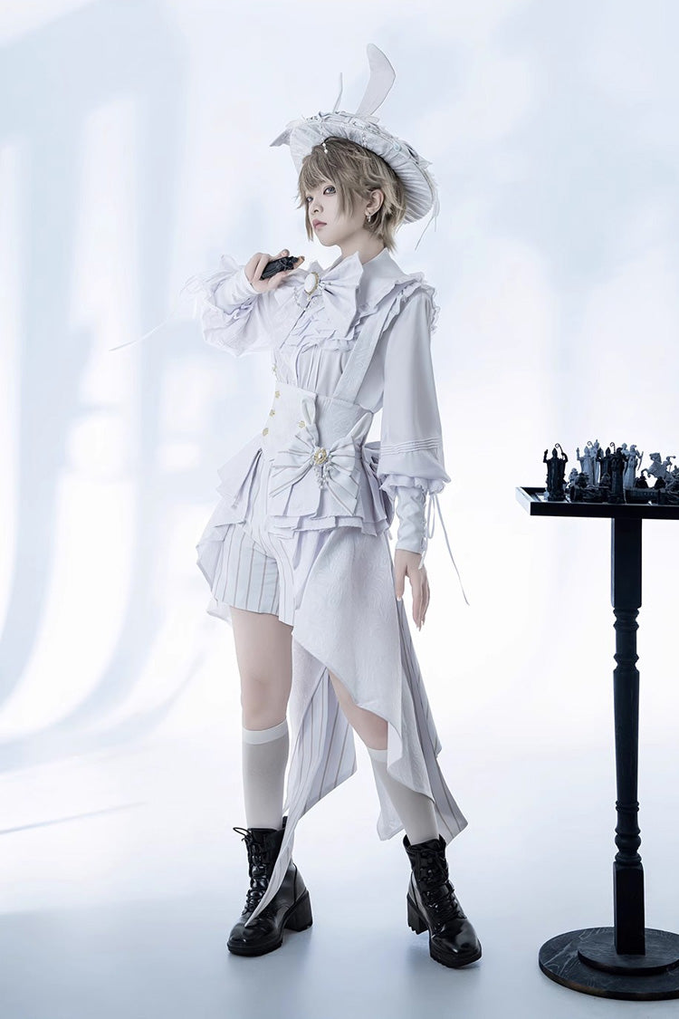 Striped Ouji Rabbit Theater Shorts