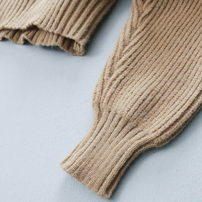 Knit Sweater Sailor Collar Denim Top Split Skirt Cami