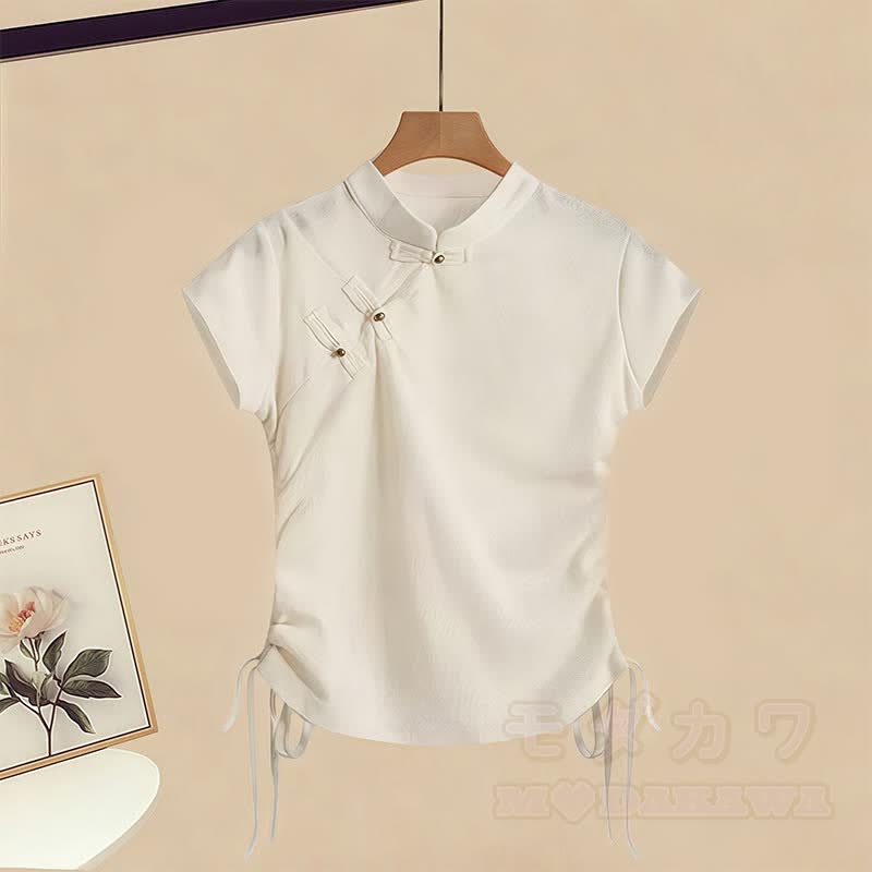 Vintage Two Pants Buckle Pieces Leg Set Wide Top