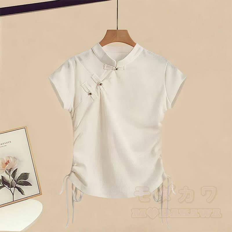 Vintage Two Pants Buckle Pieces Leg Set Wide Top