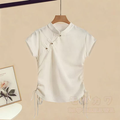 Vintage Two Pants Buckle Pieces Leg Set Wide Top