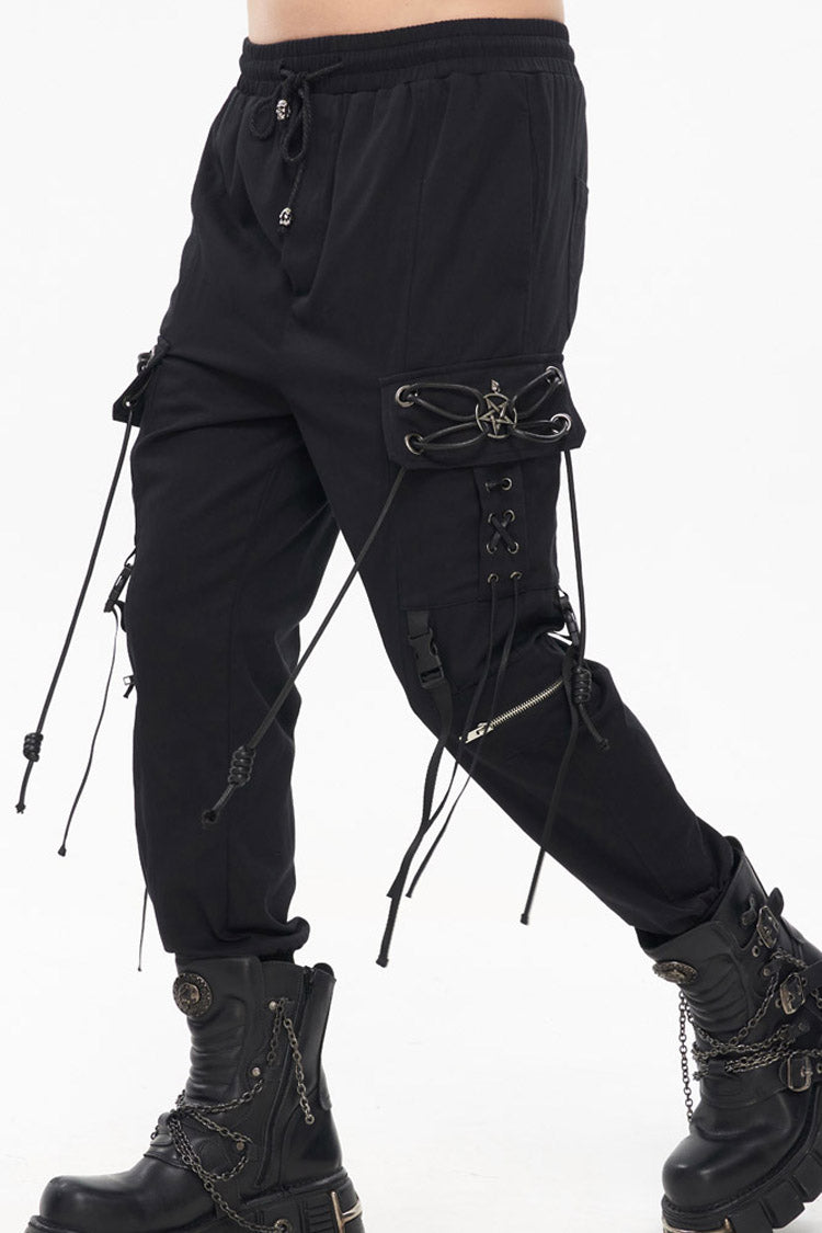 Fine Twill Reversible Chain Buckle Detail Pants