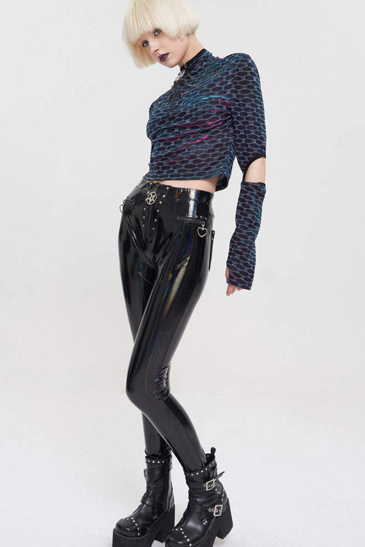 Womens Pants with Front Zip and Side Zippers