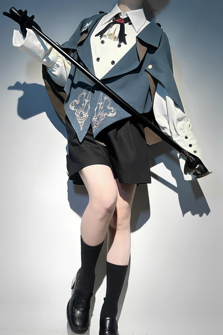 Printed Ouji Prince Handsome Lolita Cloak