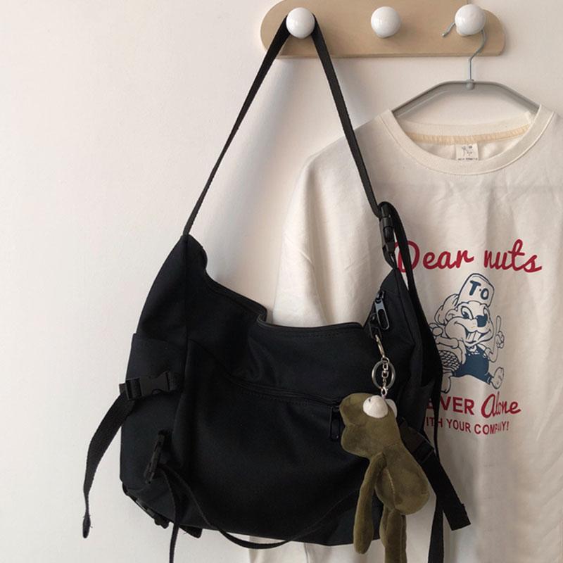 Lightweight Canvas Student Crossbody Bag