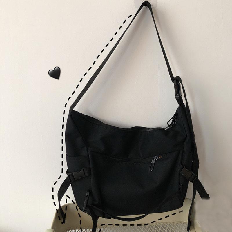 Lightweight Canvas Student Crossbody Bag