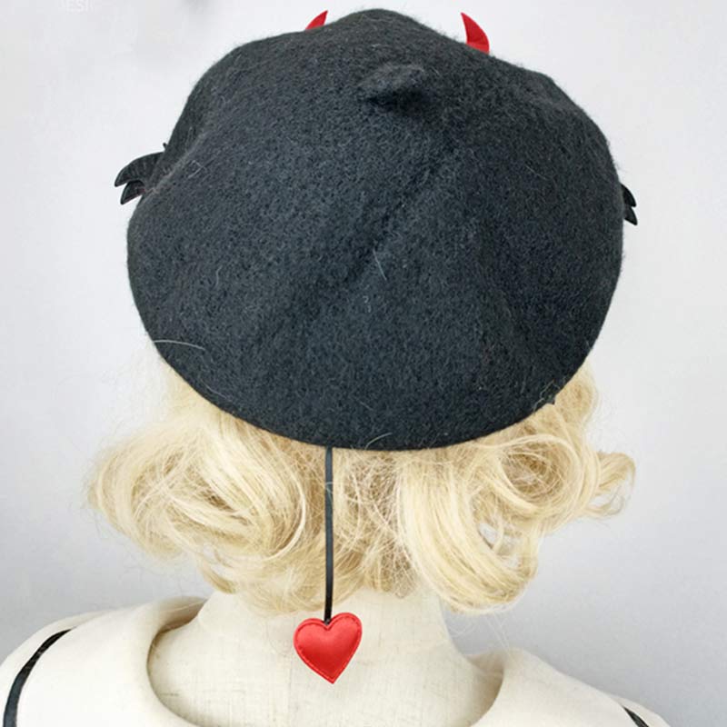 Chic Bat Wings Lolita Beret