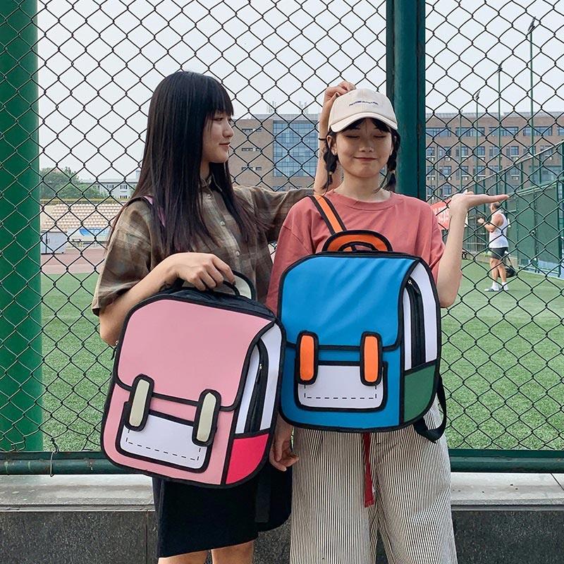 Three Dimensional Cartoon Backpack