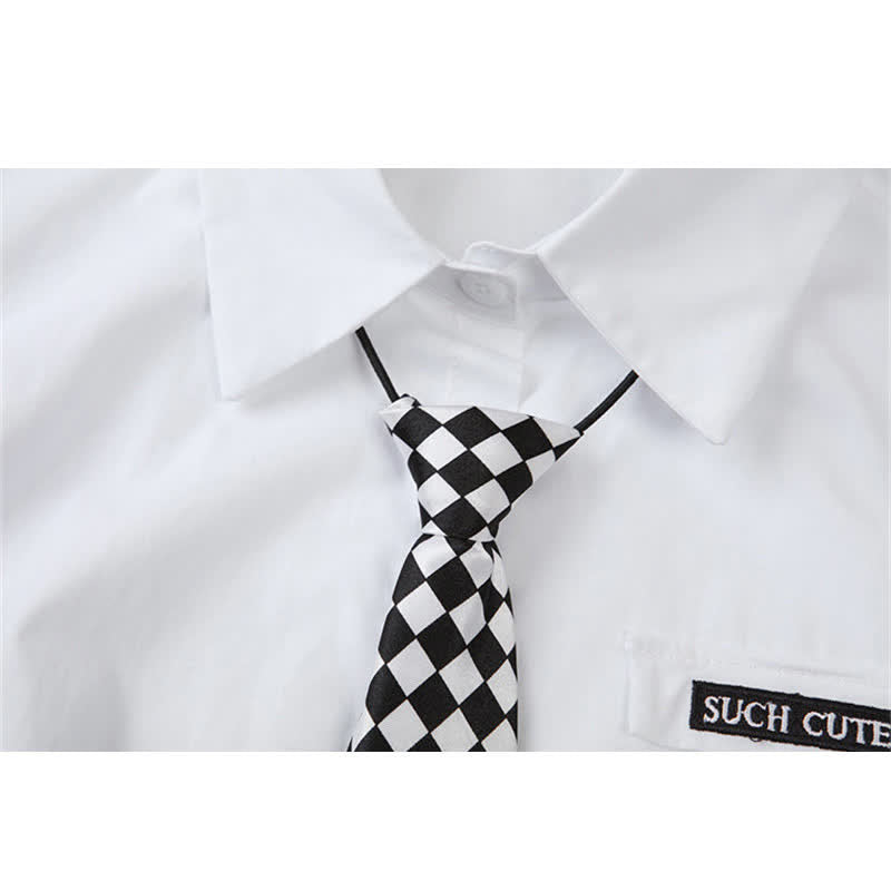 Love Chain T-Shirt Lattice Skirt Tie Cargo Heart Polo