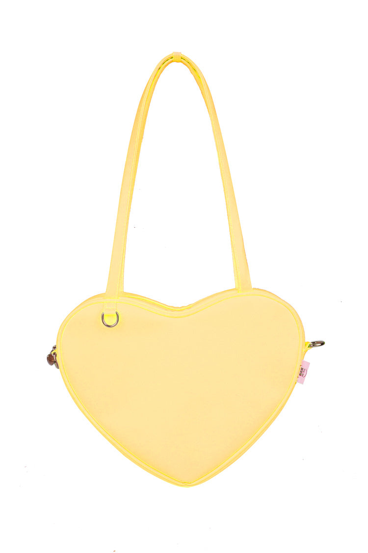 Solid Color Heart Lolita Shoulder Bag