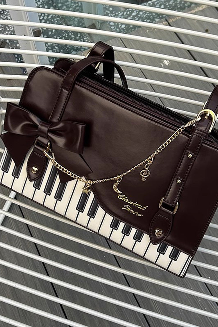 Handtasche mit Schleife im Piano-Walzer-Stil