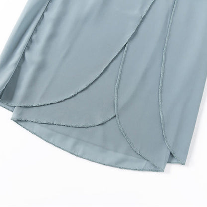 T-Shirt Set Chiffon Split Printed Pants Chic