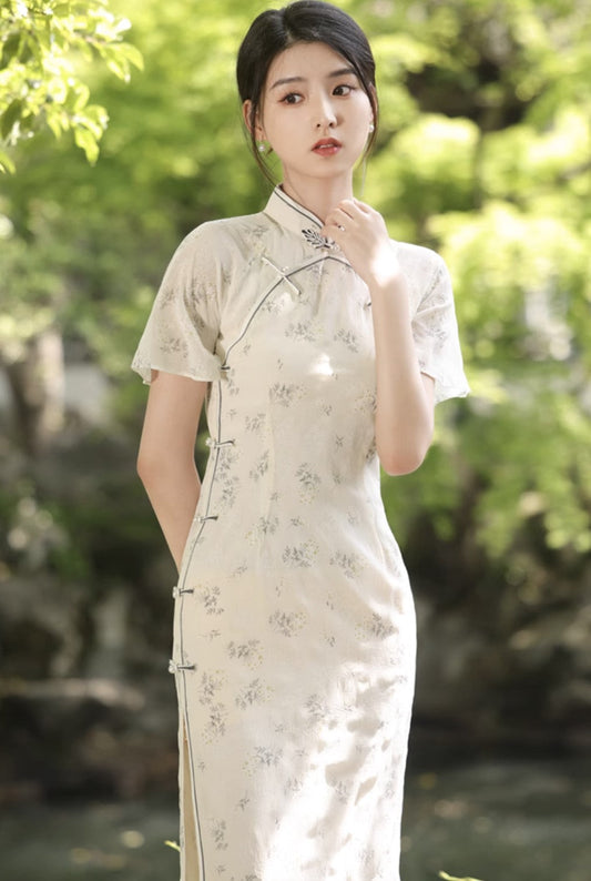 Retro Frühlingskleid Cheongsam