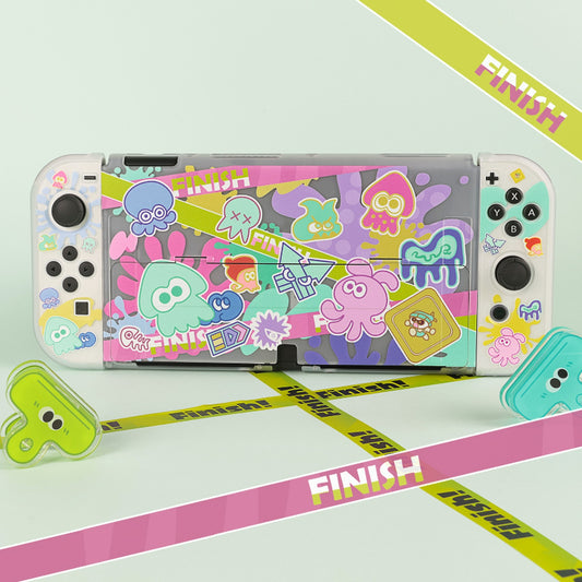 Skin transparent pour Switch Splatoon GG ON1491