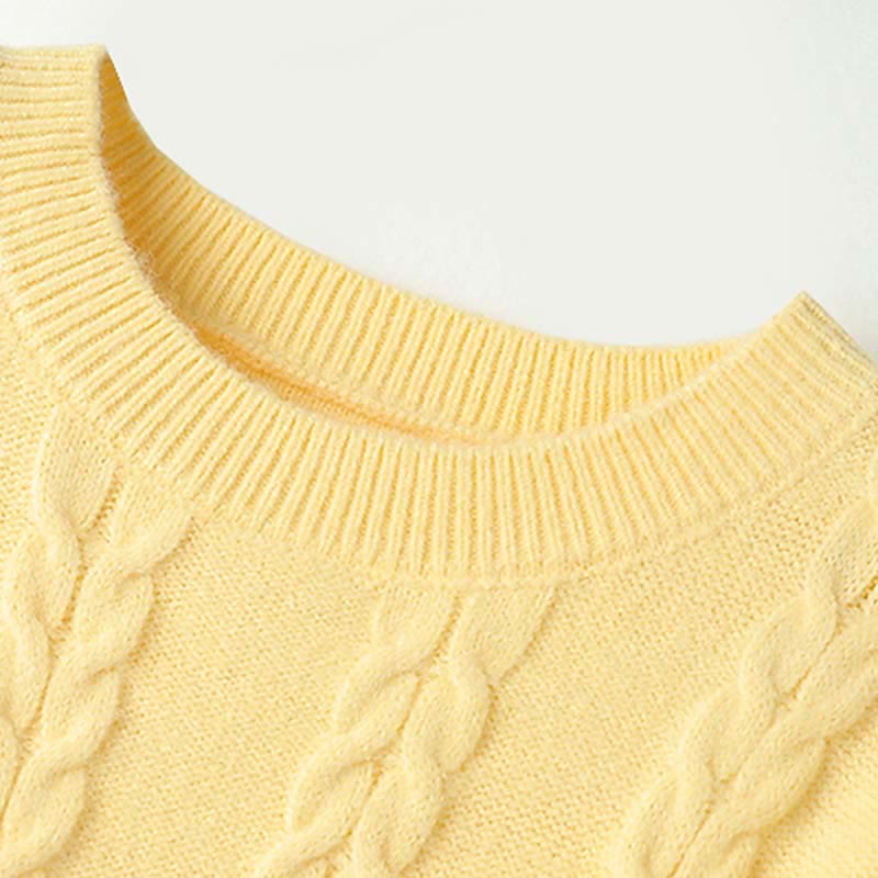 Sweater Blossom Tulle Decor Skirt