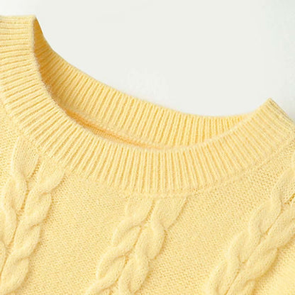 Sweater Blossom Tulle Decor Skirt