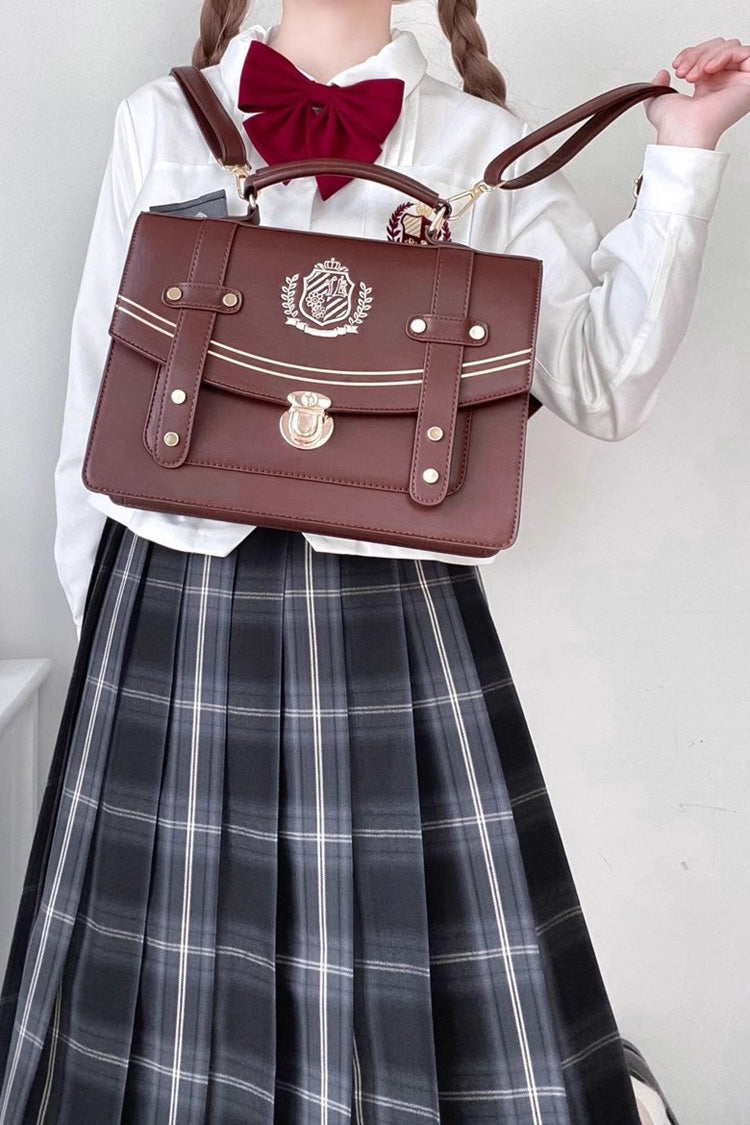 Cambridge University Sweet College Style Lolita Shoulder Bag in Two Colors