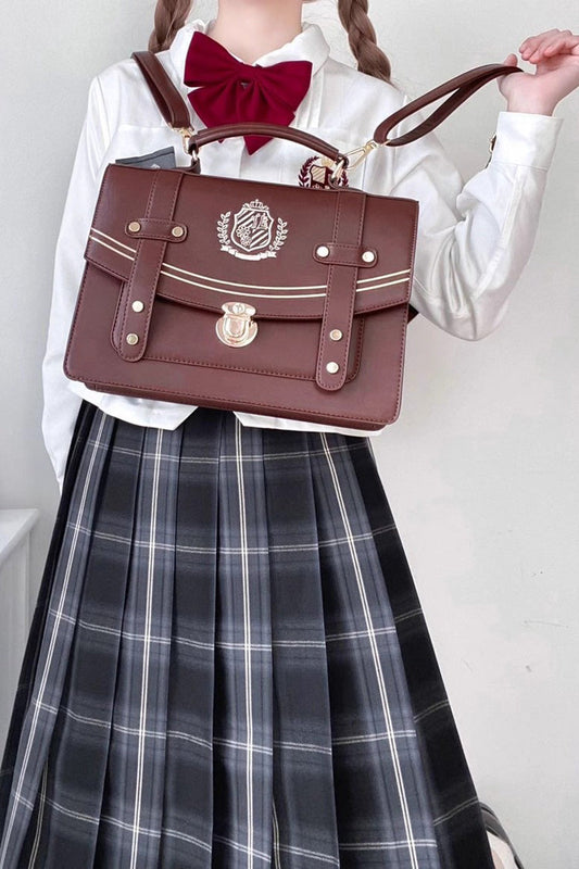 Cambridge University Sweet College Style Lolita Shoulder Bag in Two Colors