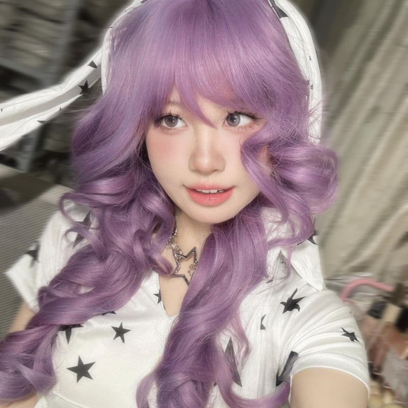 Danna Curly Purple Wig ON1508